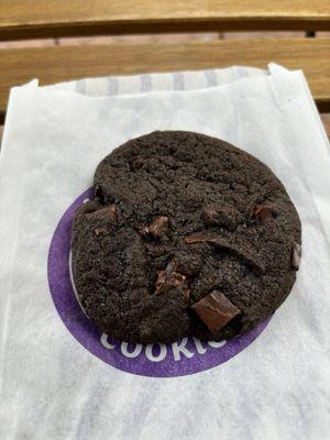 Double chocolate chip cookie