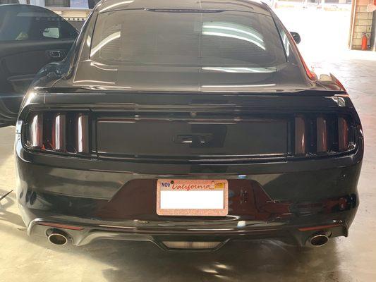 Smoked taillights