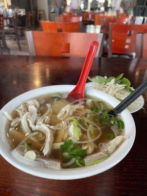 Pho Ga (Chicken Pho) with extra Tendon