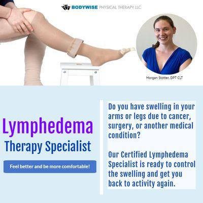 Lymphedema Therapy Specialist On Staff