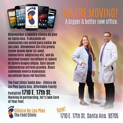 We've Moved! 1710 17th Street Santa Ana, CA 92706