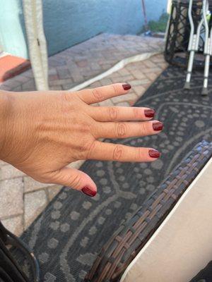 Gel manicure