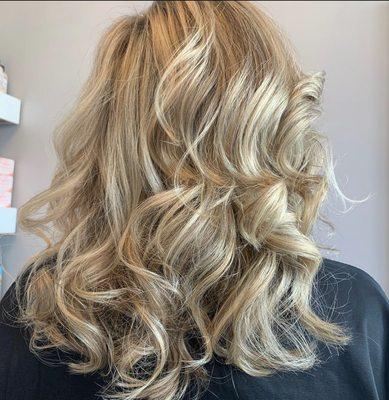 Full Color Beige with Balayages