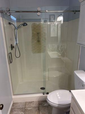 Upgraded Shower door