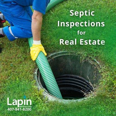 We are the premier choice for Real Estate Septic Inspections in Central Florida.