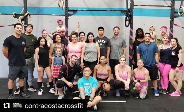 Barbells for boobs event at Contra Costa Crossfit