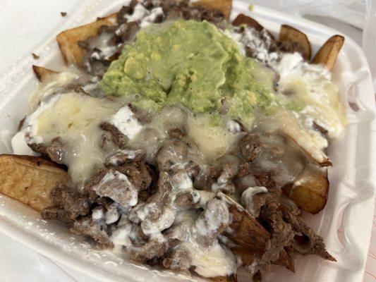 Carne asada "fries"