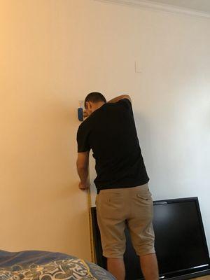 Measure twice! TV Mounting