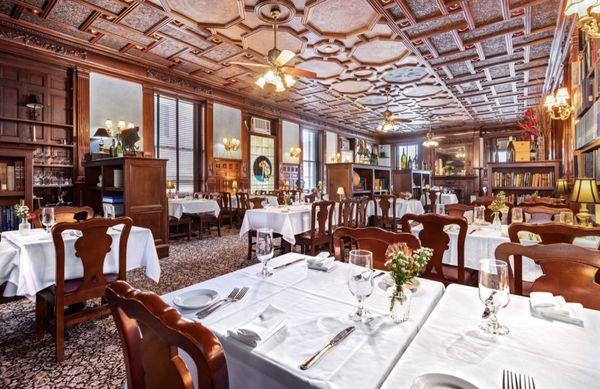 The beauty of the main dining room is unparalleled.