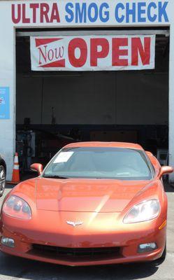 Mean looking Corvette coming from Speedway Motors in Covina!