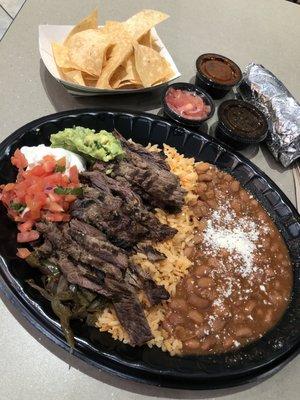 Steak Fajitas Plate. April 2022