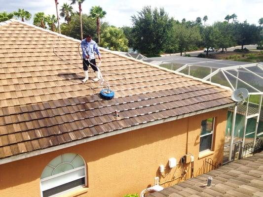 Unsightly mold and algae are a thing of the past with our eco-friendly roof cleaning services, which safely clean and protect your roof.