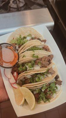 Halal Steak Tacos