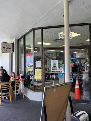 New York Marina Deli front entrance.