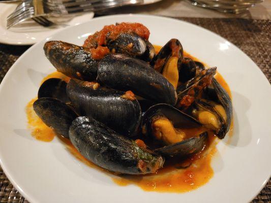 Mussels fra diavolo