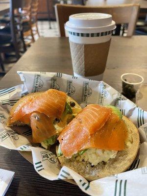 Laguna Woods Bagel, Lavender Latte