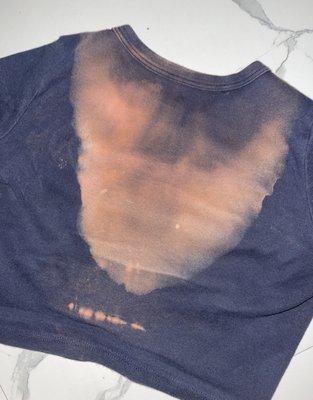 bleached shirt