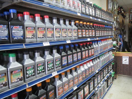 We carry a full line of AMSOIL products