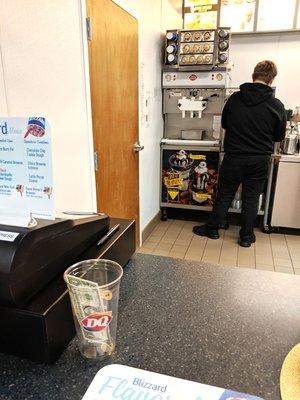 Westtown Dairy Queen -- interior