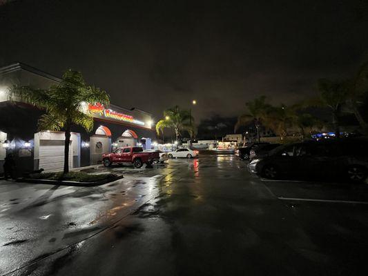 Outside view and parking