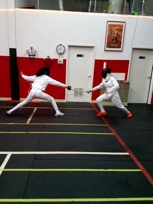 Epee clash