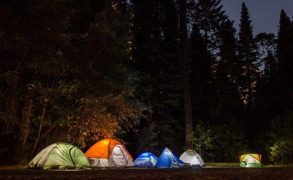 Camp in the outdoors!