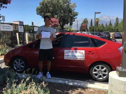 congratulations Jordan !! Great job on passing your driving test it was a pleasure having you as our student.