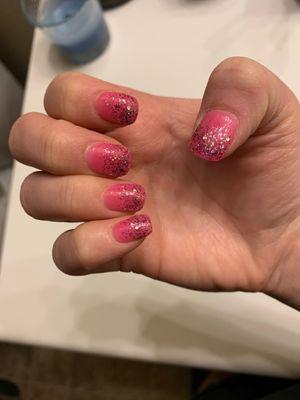 Ombré, dip manicure!