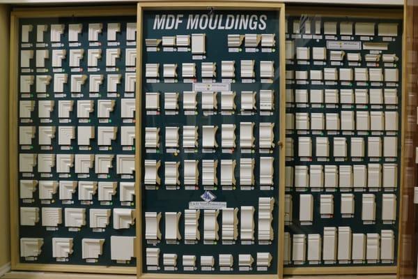 Huge selection of MDF mouldings.