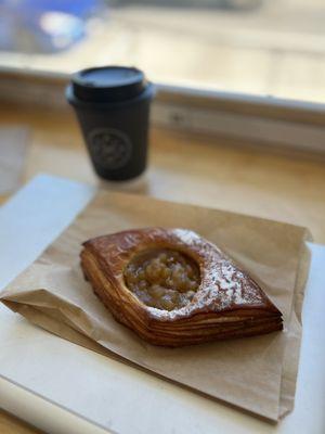 Apple Danish and Drip Coffee