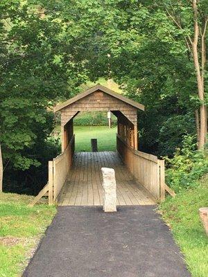 The riverside entrance to the park where they host free concerts