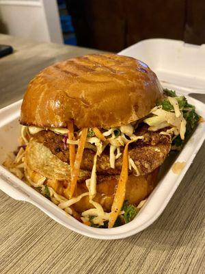 Nashville hot chicken sandwich