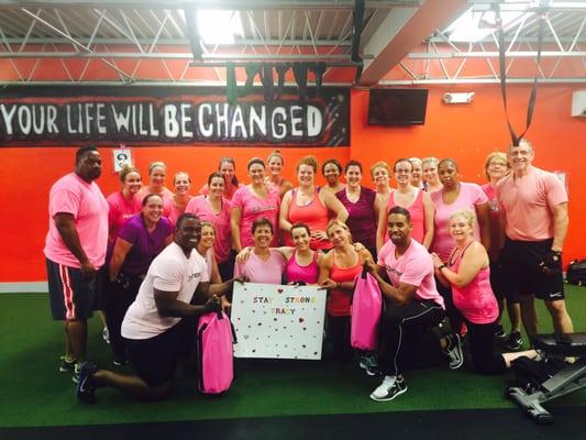 On Wednesday's We Wear Pink and Work It Out!!!