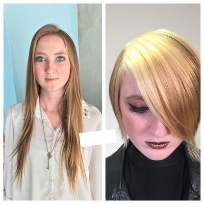 Hair by Raul Martez / Before and after