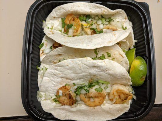 Shrimp tacos