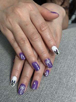 Check out the awesome nail sticker set!