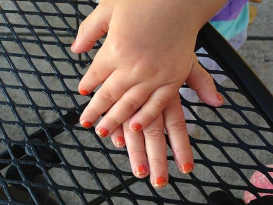 A great mani for my 3 year old!