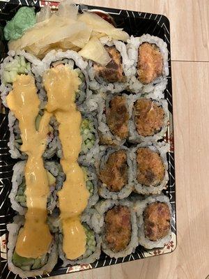 California Roll Spicy Tuna Roll