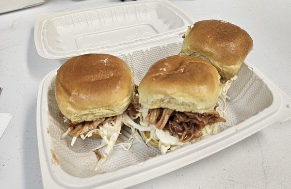 BBQ Chicken Sliders