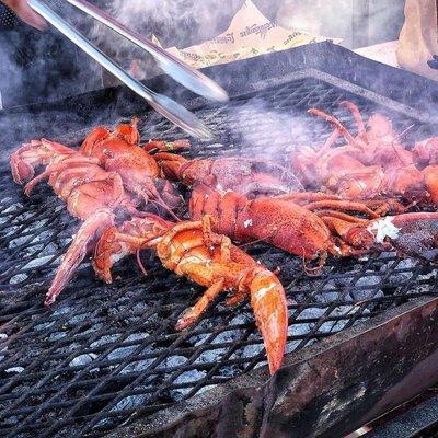 Lobster time at Lucky Corner Kitchen w/ Lobsterdamus!