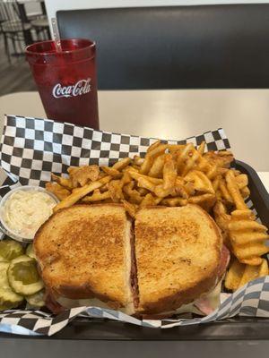 Italian Panini and Waffle Fries