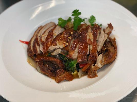 Home style vegetables crispy Duck