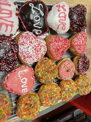 Valentines donuts