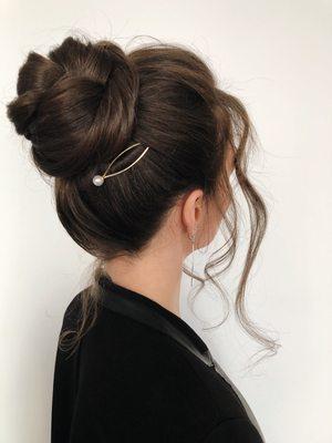 High bun