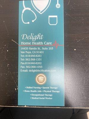 Delight Home Health Care