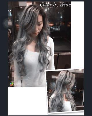 Silver hair! Yen is so talented!