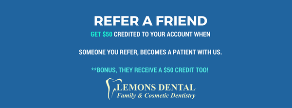 Refer a friend and get $50!