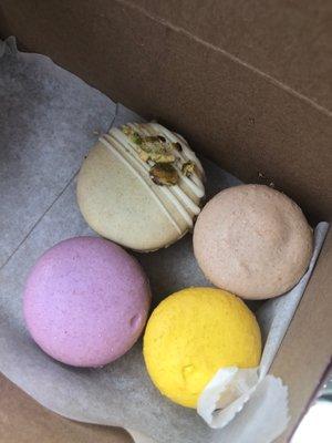 Macarons!! The lavender honey was my favorite.