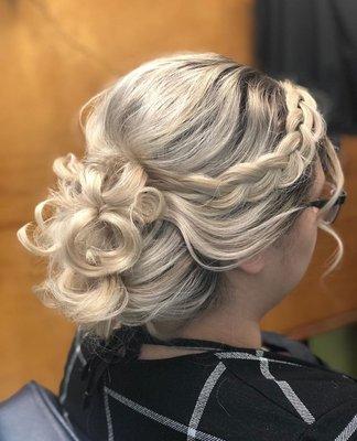 Special occasion updo done by Zujeyro (Zee)