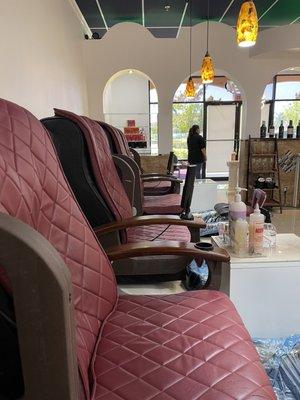 Nice spa chairs